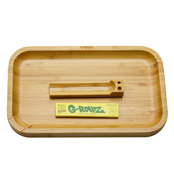 Bandeja-Bamboo-G-Rollz-28x17-cm.jpg Vassoio in bambù G-Rollz 28x17 cm. - immagine 1