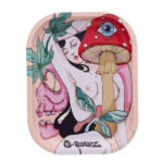 Vassoio in metallo 18x14 cm. G-Rollz Mushroom Lover