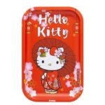 Vassoio in metallo 27x16 cm. G-Rollz Hello Kitty Kimono rosso