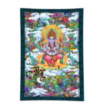 Batik Ganesha XXL 1,5 x 2,2 m. Cotone