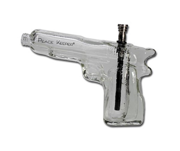 Bong-Cristal-Peeace-Keeper-23-cm.jpg Bong in cristallo Peace Keeper 23 cm. - immagine 1