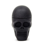 Flacone in silicone da 25 ml Teschio nero 35x55 mm. Confezione da 10 u.