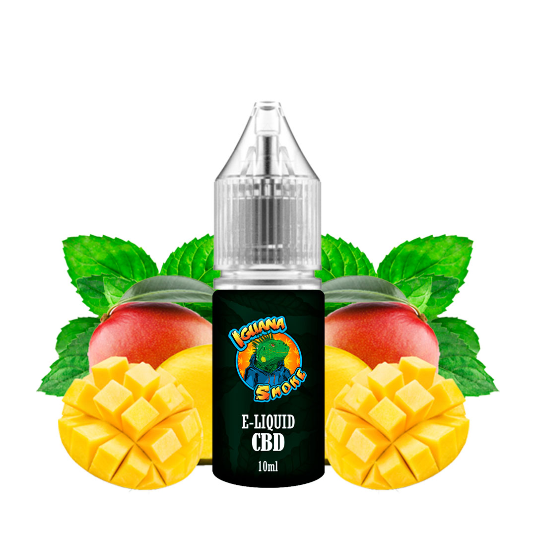 CBD-E-Liquid-Iguana-Smoke-Mango-100-mg-10-ml.jpg E-liquid al CBD Iguana Smoke Mango 100 mg 10 ml - immagine 1