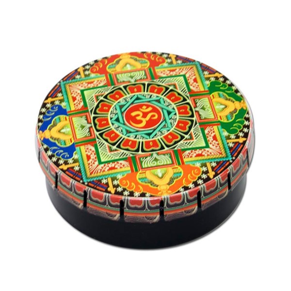 Caja-Click-Clack-Mandala-Om-55-mm.jpg Scatola Click Clack Mandala Om 55 mm. - immagine 1