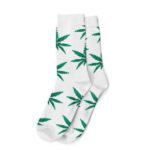 Calzini da uomo a tema cannabis White Laeves