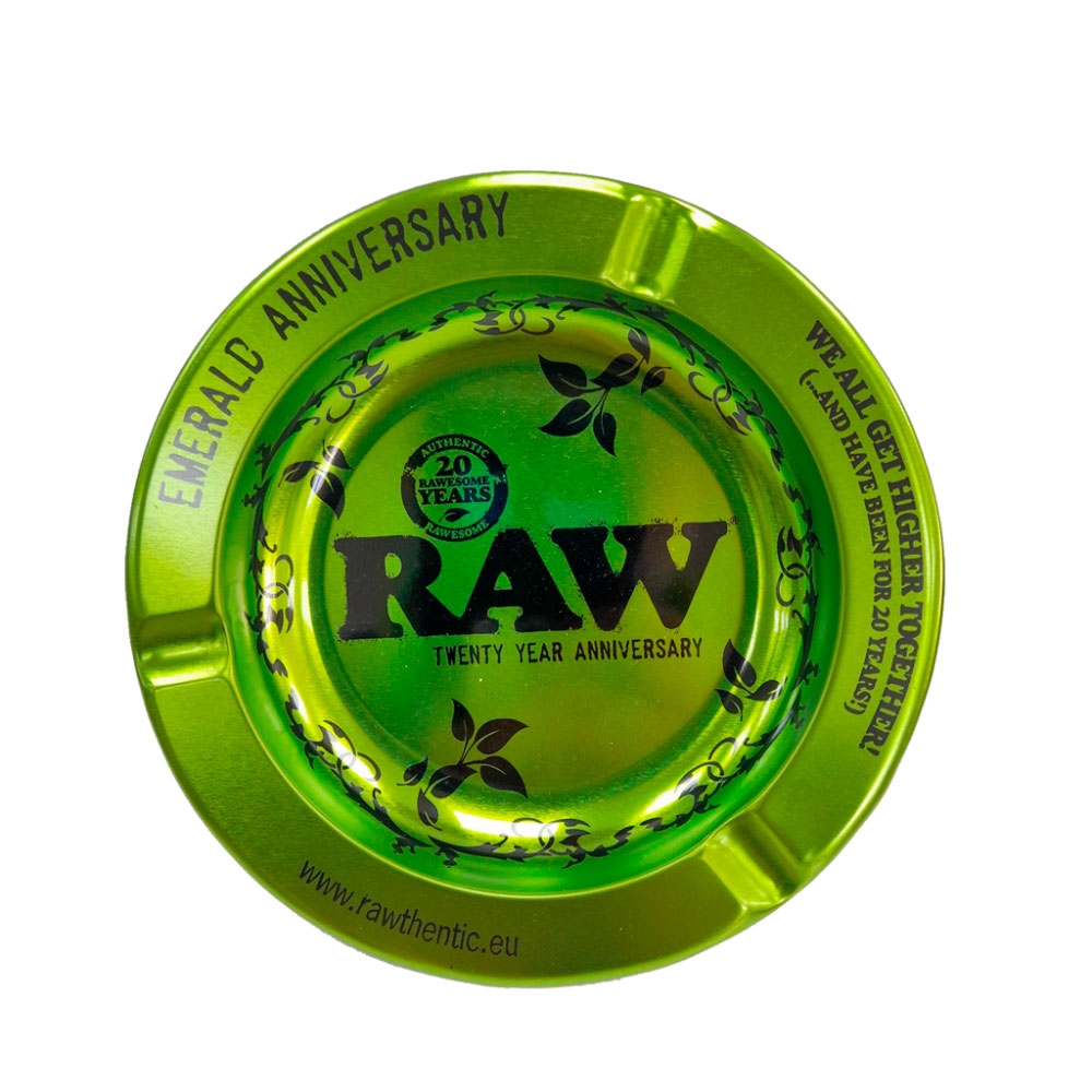 Cenicero-Metal-Basic-RAW-14-cm-Green.jpg Posacenere in metallo Basic RAW 14 cm. Verde - immagine 1