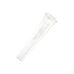 Chillum in cristallo da 10 cm.