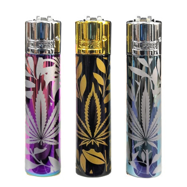 Clipper-Metal-Classic-Jungle-Leaf-Pack-3-ud.jpg Clipper Metallo Classic Jungle Leaf Pack, 3 u - immagine 1
