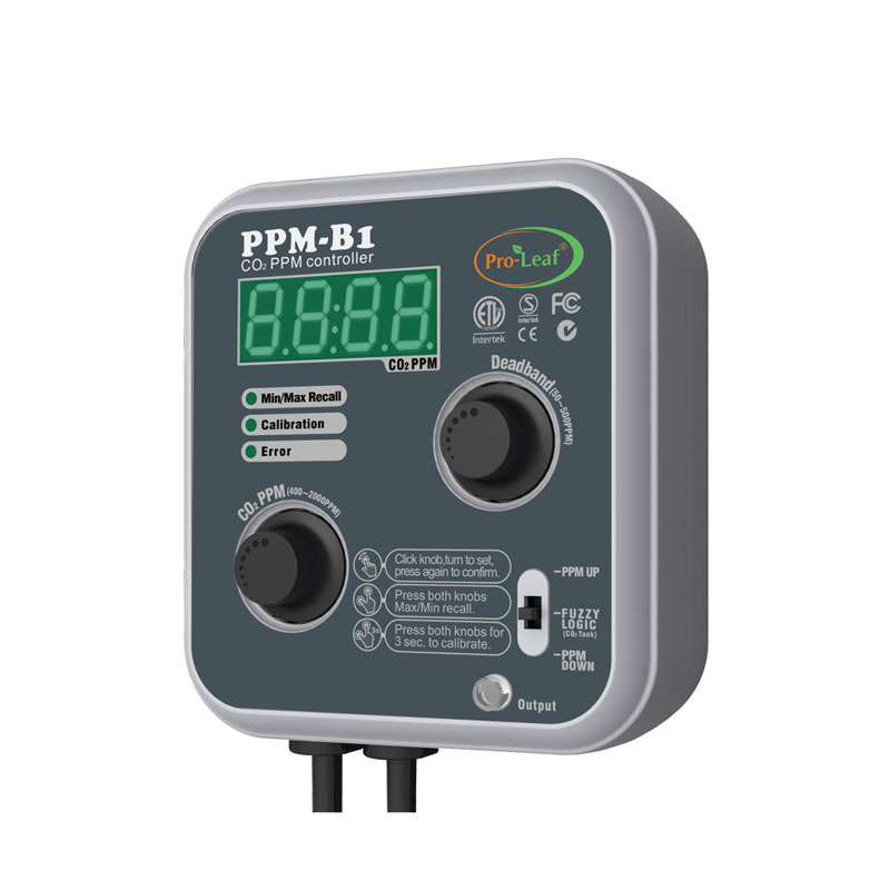 Controlador-Digital-Co2-PPM-1-Pro-Leaf.jpg Regolatore digitale di CO₂ PPM-1 Pro Leaf - immagine 1