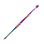 Dabber in acciaio chirurgico Rainbow da 12 cm.