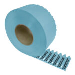 Etichetta a spillo 17 x 80 mm. Personalizzata, blu, 3.000 u.