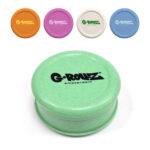 Grinder in canapa biodegradabile con coperchio da 60 mm. Colori assortiti