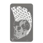 Grinder con carta Mohawk Skull