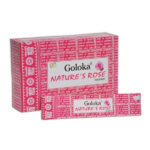 Incenso Goloka Nature Rose 15 g - 12 u
