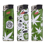 Accendino piezoelettrico, 50 u, modello Leaves 2.