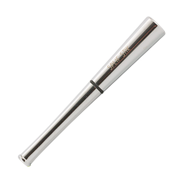 Pipa-Splif-Stik-Acero-Inox-Chrome-Red-Eye.jpg Pipa Splif Stik in acciaio inossidabile cromato Red Eye - immagine 1