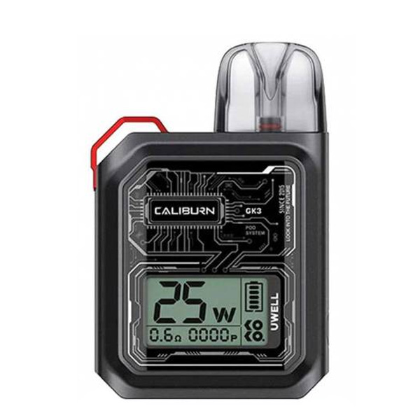 Vapeador-Uwell-Koko-GK-3-Kit-Black-900-mah.jpg Sigaretta elettronica Uwell Koko GK-3 Kit Nero 900 mAh. - immagine 1