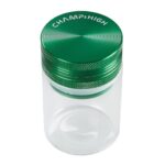 Contenitore ermetico in alluminio e plastica con macinino da 40 mm. Colori assortiti - immagine 2