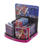 Portasigarette in metallo Frida Collection 9x10x2,2 cm e 6x10x2,2 cm. Confezione da 4 u. - immagine 2