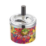 Posacenere in metallo a pressione, collezione Frida, 90 mm. Colori assortiti - immagine 2