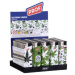 Accendino piezoelettrico, 50 u, modello Leaves 2. - immagine 2