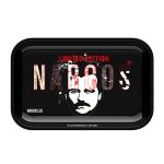 Vassoio in metallo 18x14 cm. Narcos Black