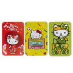 Scatola di metallo 13x8x3 cm. Hello Kitty, modello 2, confezione da 3 u.