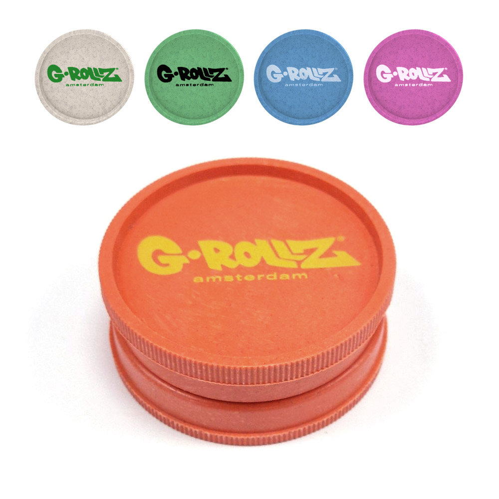 Grinder-Hemp-Biodegradable-G-Rollz-60-mm-Mix-Color.jpg Grinder in canapa biodegradabile G-Rollz 60 mm. Colori misti - immagine 1