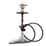 Shisha Boss in legno nero, 61 cm.