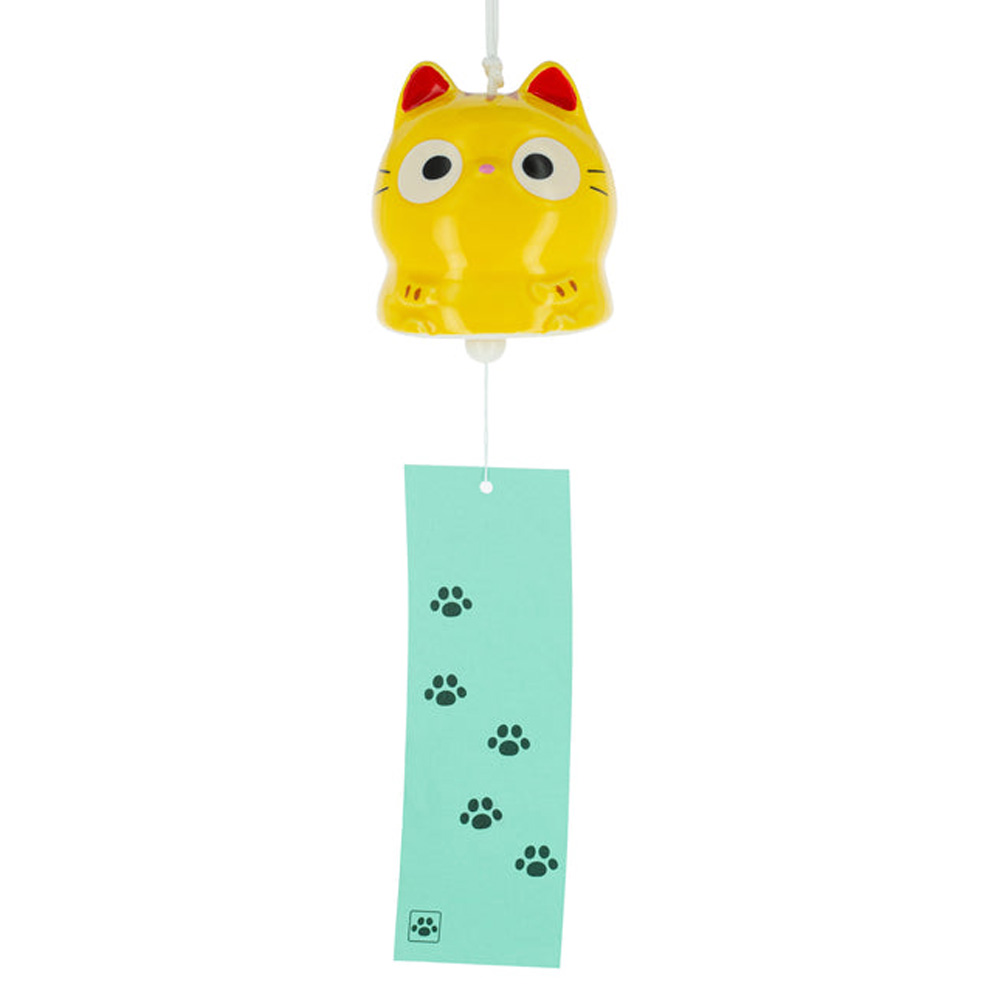 Campana-Fuurin-Cermica-Neko-Rubio.jpg Campana Fuurin in ceramica Neko biondo - immagine 1