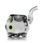 Pipa in cristallo Hemper Black Cat da 8 cm.