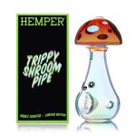Pipa in cristallo Hemper Trippy Shroom da 12 cm - immagine 2