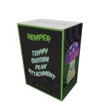 Pipa ad acqua in cristallo Bong Hemper Puffco, ricambio Trippy Shroom - immagine 2