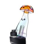 Pipa ad acqua in cristallo Bong Hemper Puffco, ricambio Trippy Shroom - immagine 3